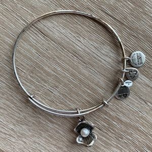 Alex and Ani Oyster with Pearl Bangle